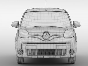renault kangoo maxi van 2017 l3 2017 3D Model