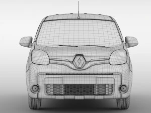 renault kangoo maxi van 2017 l3 2017 3D Model