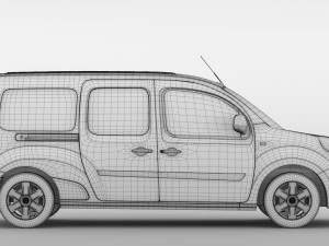 renault kangoo maxi van 2017 l3 2017 3D Model