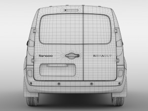 renault kangoo maxi van 2017 l3 2017 3D Model