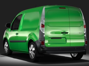 renault kangoo van l2 2017 3D Model
