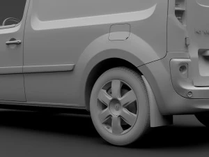 renault kangoo van l2 2017 3D Model