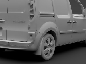 renault kangoo van l2 2017 3D Model