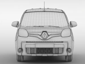 renault kangoo van l2 2017 3D Model