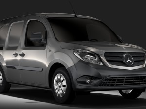 mercedes benz citan van l2 2017 3D मॉडल