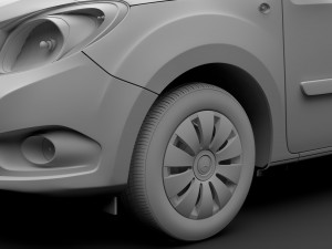 mercedes benz citan van l2 2017 3D मॉडल