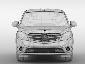 mercedes benz citan van l2 2017 3D मॉडल