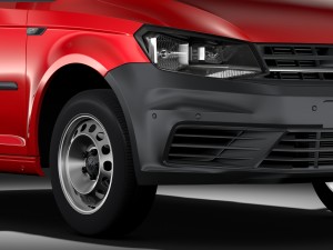 volkswagen caddy onemanvan 2017 3D Model