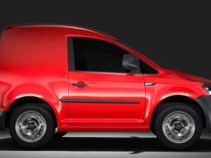 volkswagen caddy onemanvan 2017 3D Model