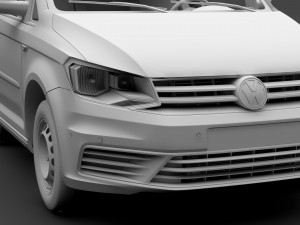 volkswagen caddy onemanvan 2017 3D Model