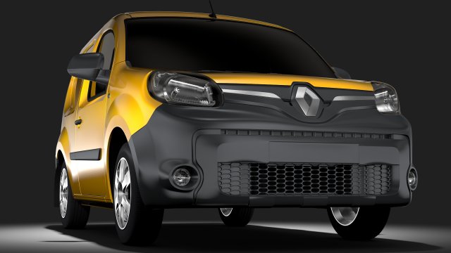 renault kangoo van 2017 l1 2017 Model 3D .c4d .max .obj .3ds .fbx .stl .blend 