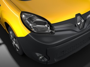 renault kangoo van 2017 l1 2017 Model 3D