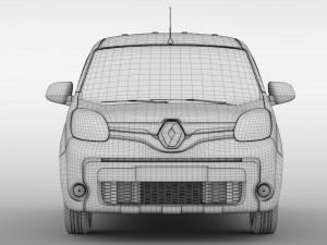 renault kangoo van 2017 l1 2017 Model 3D