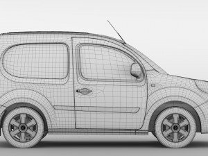 renault kangoo van 2017 l1 2017 Model 3D
