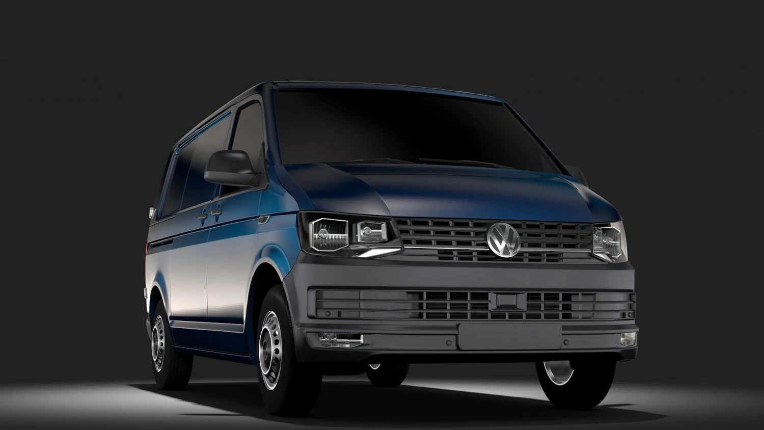 volkswagen transporter van l1h1 t6 2017 3D Model .c4d .max .obj .3ds .fbx .stl .blend 