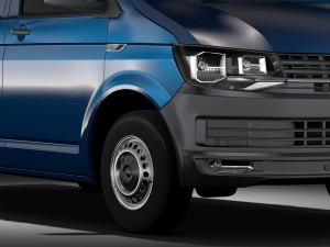 volkswagen transporter van l1h1 t6 2017 3Dモデル