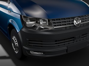 volkswagen transporter van l1h1 t6 2017 3Dモデル