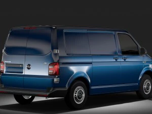 volkswagen transporter van l1h1 t6 2017 3D Model
