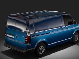 volkswagen transporter van l1h1 t6 2017 3Dモデル