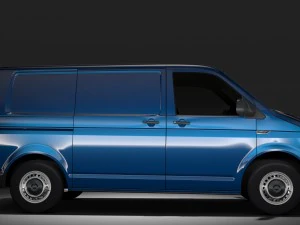 volkswagen transporter van l1h1 t6 2017 3D Model