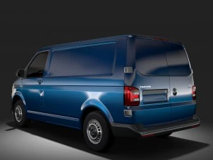 volkswagen transporter van l1h1 t6 2017 3D Model