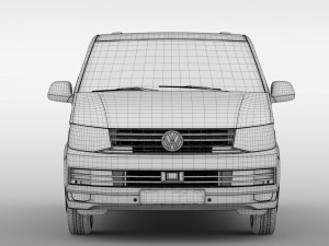 volkswagen transporter van l1h1 t6 2017 3Dモデル