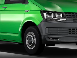volkswagen transporter van l1h2 t6 2017 3D Model
