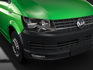 volkswagen transporter van l1h2 t6 2017 Model 3D