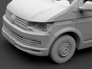 volkswagen transporter van l1h2 t6 2017 3D Model
