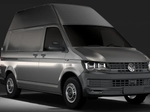 volkswagen transporter van l1h3 t6 2017 3D Model