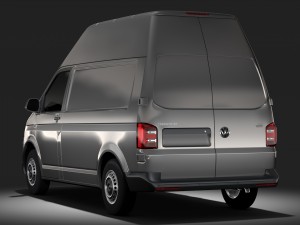 volkswagen transporter van l1h3 t6 2017 3D 모델