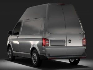 volkswagen transporter van l1h3 t6 2017 3D Model