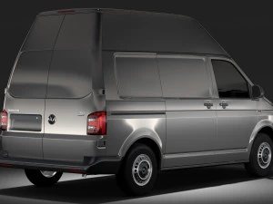 volkswagen transporter van l1h3 t6 2017 3D Model