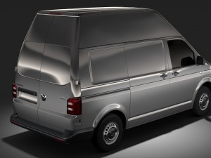 volkswagen transporter van l1h3 t6 2017 3D 모델