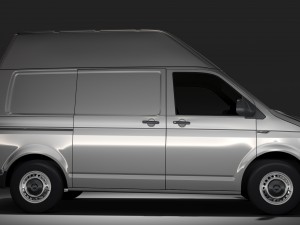 volkswagen transporter van l1h3 t6 2017 3D 모델