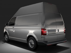 volkswagen transporter van l1h3 t6 2017 3D 모델