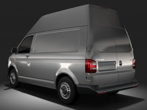 volkswagen transporter van l1h3 t6 2017 3D Model
