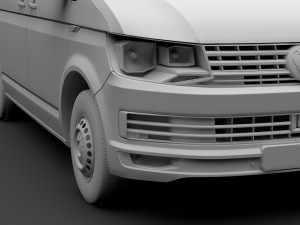 volkswagen transporter van l1h3 t6 2017 3D 모델