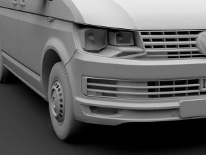 volkswagen transporter van l1h3 t6 2017 3D Model