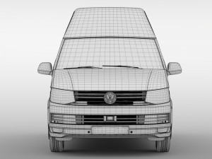 volkswagen transporter van l1h3 t6 2017 3D 모델
