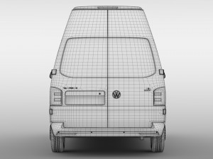 volkswagen transporter van l1h3 t6 2017 3D 모델