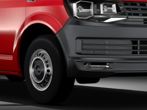 volkswagen transporter van l2h1 t6 2017 3D 모델