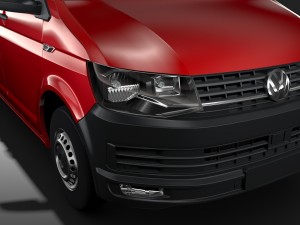 volkswagen transporter van l2h1 t6 2017 3D 모델
