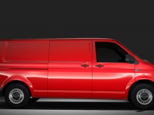 volkswagen transporter van l2h1 t6 2017 3D 모델