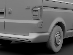 volkswagen transporter van l2h1 t6 2017 3D 모델