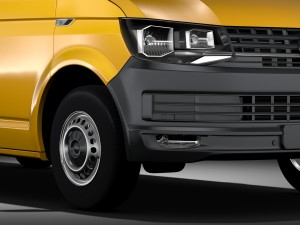 volkswagen transporter van l2h3 t6 2017 3D 모델