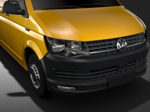 volkswagen transporter van l2h3 t6 2017 3D 모델