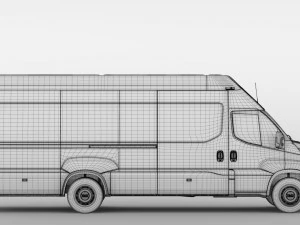 iveco daily van 2014-2016 l5h3 3D Model