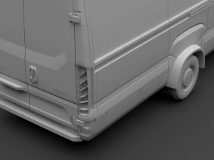 iveco daily van 2014-2016 l5h3 3D Model