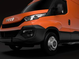 iveco daily van 2014-2016 l5h2 3D Model